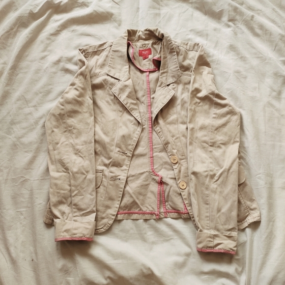 Fixed rate - Beige cotton jacket - Picture 11 of 11